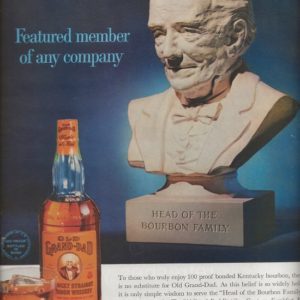 Old Grand-Dad Bourbon Whiskey Ad 1961