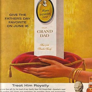 Old Grand-Dad Bourbon Whiskey Ad 1963