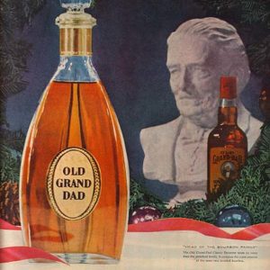 Old Grand-Dad Bourbon Whiskey Ad October 1955