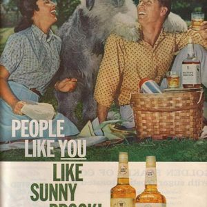 Old Sunny Brook Bourbon Whiskey Ad 1962