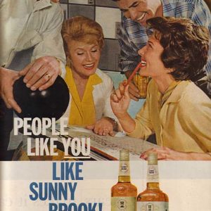 Old Sunny Brook Bourbon Whiskey Ad October 1962