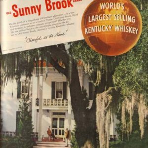 Old Sunny Brook Whiskey Ad 1954