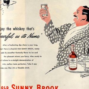 Old Sunny Brook Whiskey Ad July 1946