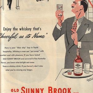 Old Sunny Brook Whiskey Ad October 1946