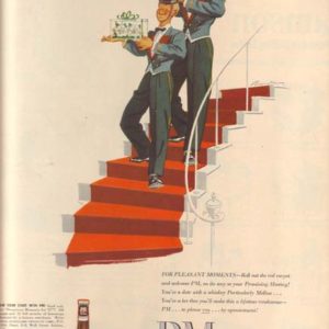 PM Whiskey Ad 1947