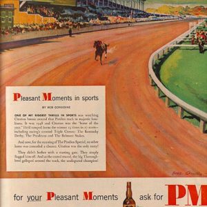 PM Whiskey Ad 1951