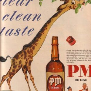 PM Whiskey Ad August 1950