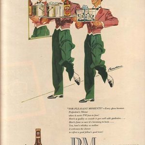 PM Whiskey Ad November 1946