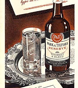 Park & Tilford Whiskey Ad 1946