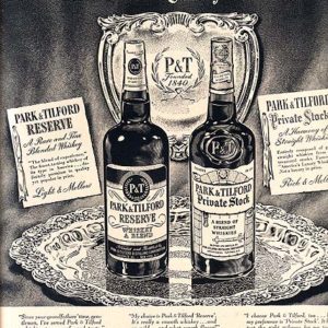 Park & Tilford Whiskey Ad 1950