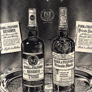 Park & Tilford Whiskey Ad December 1950