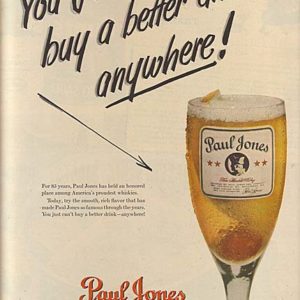 Paul Jones Whiskey Ad 1951