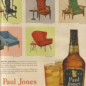 Paul Jones Whiskey Ad 1952