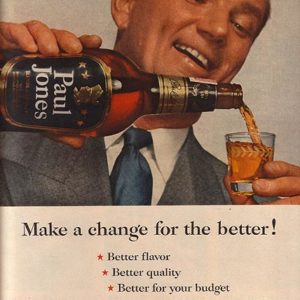 Paul Jones Whiskey Ad 1953