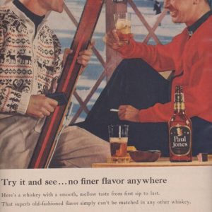 Paul Jones Whiskey Ad 1956