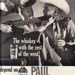 Paul Jones Whiskey Ad 1960