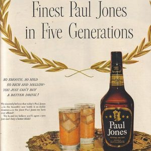 Paul Jones Whiskey Ad March 1951