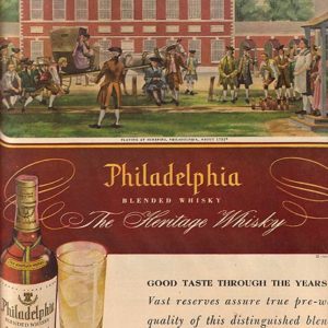 Philadelphia Whiskey Ad 1948