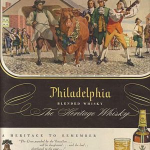 Philadelphia Whiskey Ad May 1947