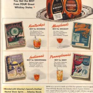 Schenley Whiskey Ad 1941