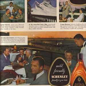 Schenley Whiskey Ad 1948