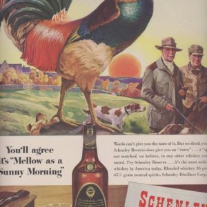 Schenley Whiskey Ad October 1945