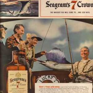 Seagram's Whiskey Ad 1941