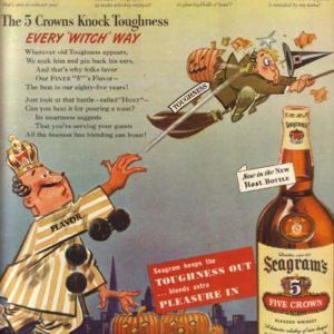 Seagram's Whiskey Ad 1942