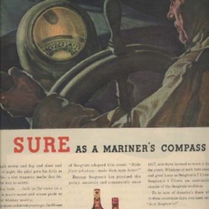 Seagram's Whiskey Ad 1944