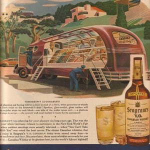 Seagram's Whiskey Ad April 1944