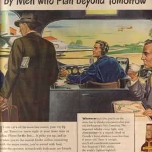 Seagram's Whiskey Ad June 1946