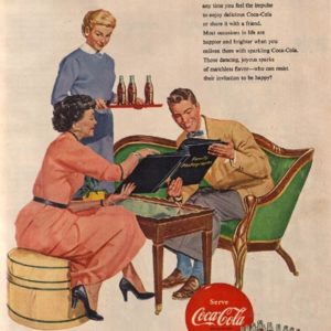 Coca Cola Ad 1954
