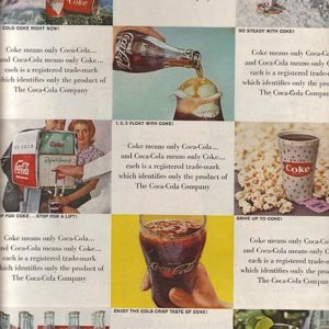Coca Cola Ad August 1962