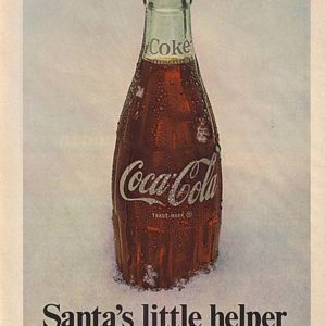 Coca Cola Ad December 1968