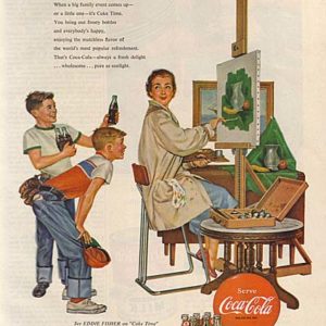Coca Cola Ad October 1954