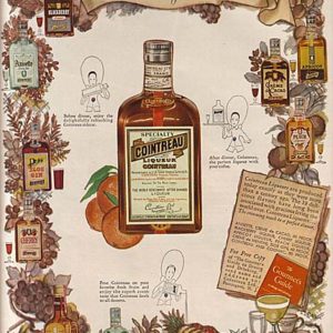 Cointreau Liqueur Ad 1952