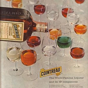 Cointreau Liqueur Ad 1958