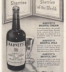 Harvey's Sherry Ad 1953