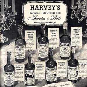 Harvey's Sherry Ad 1955