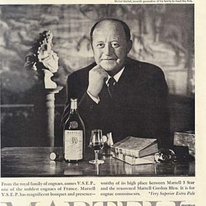 Martell Cognac Brandy Ad 1961