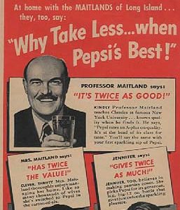 Pepsi Ad July 1949