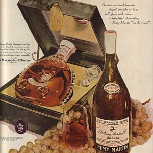 Remy Martin Cognac Brandy Ad 1955