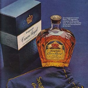 Seagram’s Crown Royal Whiskey Ad 1971