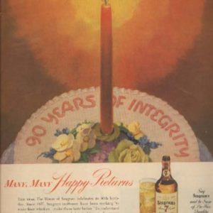 Seagram’s Whiskey Ad 1947