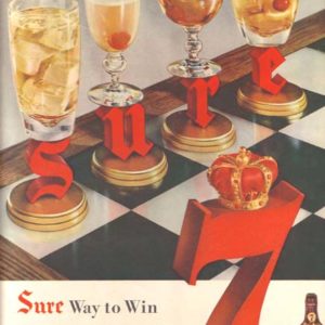 Seagram’s Whiskey Ad 1952