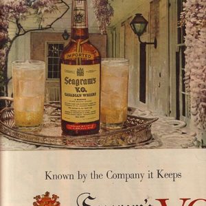 Seagram’s Whiskey Ad 1953