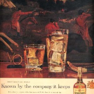 Seagram’s Whiskey Ad 1958