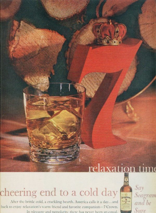 Seagram’s Whiskey Ad 1960