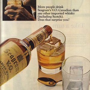 Seagram's Whiskey Ad 1965