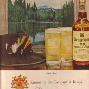 Seagram’s Whiskey Ad April 1951